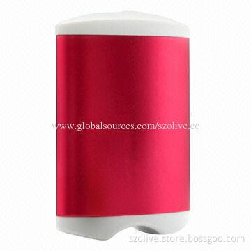 Li-polymer Battery Power Bank with USB Chargeable Hand Warmer, 4,400mAh Battery Capacity, 5V/1,000mA